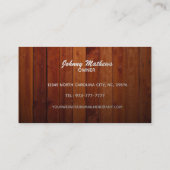 Fencing Slogans Business Cards Visitenkarte (Rückseite)