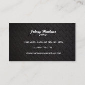 Fencing Slogans Business Cards Visitenkarte (Rückseite)