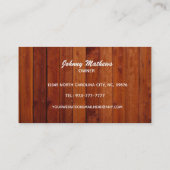 Fencing Slogans Business Cards Visitenkarte (Rückseite)