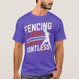 Fencing Sport Fencer Geschenk T-Shirt