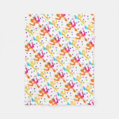 Fencing Sport Fleecedecke (Vorderseite)