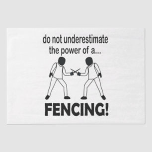 Fencing Sport Game Fencing Seidenpapier