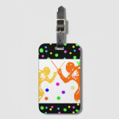 Fencing Sport Gepäckanhänger (Vorderseite Vertikal)