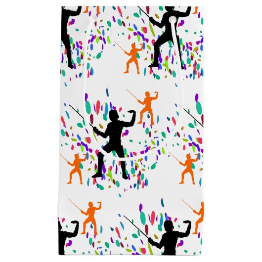 Fencing Sport Kleine Geschenktüte (Vorderseite)