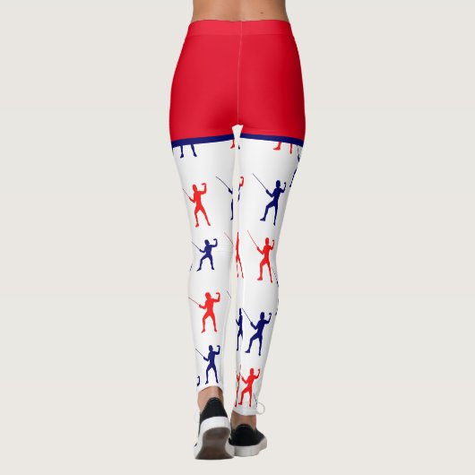 Fencing Sport Leggings (Rückseite)