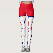 Fencing Sport Leggings (Vorderseite)