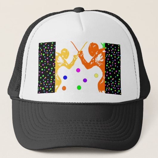 Fencing Sport Truckerkappe (Vorderseite)