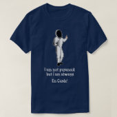 Fencing Sports Sword Fencer Fighencing Fencing T-Shirt (Design vorne)