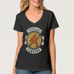 Fencing Vintag Classic Retro 60er 70er Sports T-Shirt