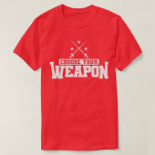 Fencing Wählen Sie Ihr Weapon-Säbel oder Epez aus. T-Shirt (Design vorne)