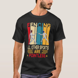 Fencing, weil andere Sportarten sinnlos sind Athle T-Shirt