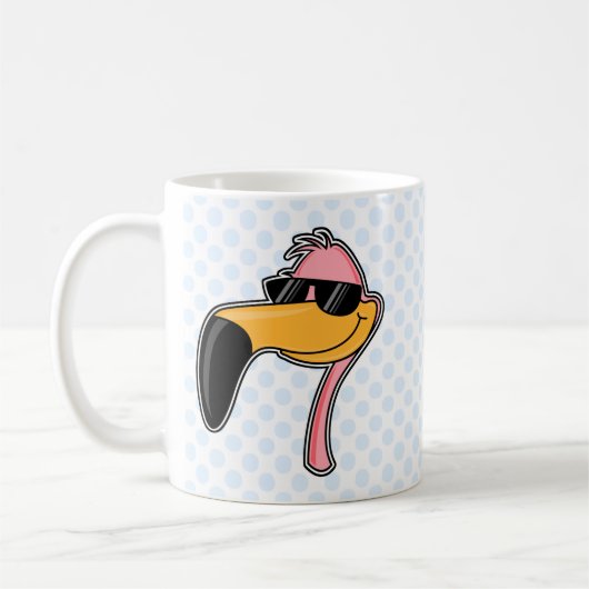 Fender-Flamingo Kaffeetasse (Links)