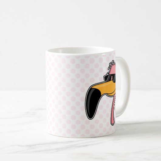 Fender-Flamingo Kaffeetasse (VorderseiteRechts)