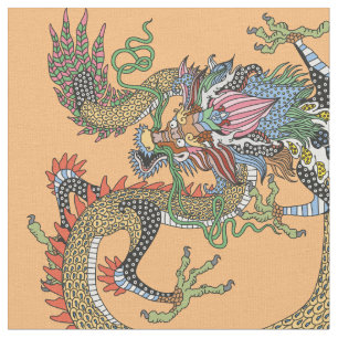 Feng Huang und der chinesische Drache Stoff