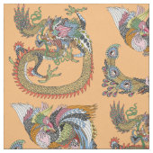 Feng Huang und der chinesische Drache Stoff (Muster)