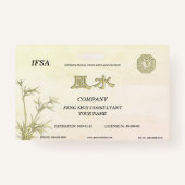 Feng Shui Ausweis (Vorderseite)