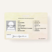 Feng Shui Ausweis (Rückseite)