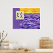 Feng Shui: Bagua-Bilder: Himmel Poster (Küche)