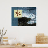 Feng Shui: Bagua-Bilder: Wasserlandschaft Poster (Küche)