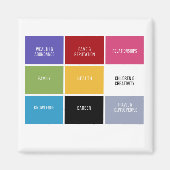 Feng Shui Bagua Magnet (Vorne)