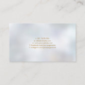 Feng Shui Bagua / Pakua Lotus mandala Visitenkarte (Rückseite)