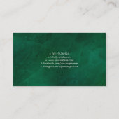 Feng Shui Bagua / Pakua Lotus mandala Visitenkarte (Rückseite)