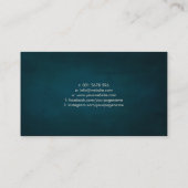 Feng Shui Bagua / Pakua Lotus mandala Visitenkarte (Rückseite)