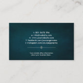 Feng Shui Bagua / Pakua und Lucky Bamboo Visitenkarte (Rückseite)