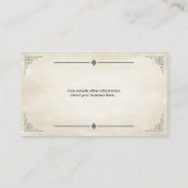 Feng Shui Bagua / Pakua und Lucky Bamboo Visitenkarte (Rückseite)