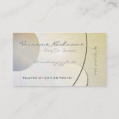 Feng Shui buisnesscard Visitenkarte (Rückseite)