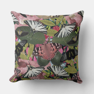 Feng Shui Butterflies tropisches Muster Kissen