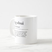 Feng Shui definiert chinesische Innenarchitektur Kaffeetasse (Vorderseite Links)