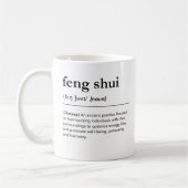 Feng Shui definiert chinesische Innenarchitektur Kaffeetasse (Links)