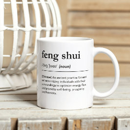 Feng Shui definiert chinesische Innenarchitektur Kaffeetasse
