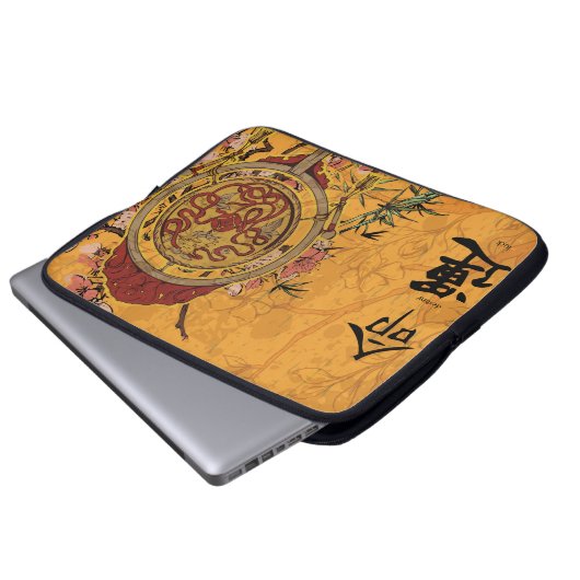 Feng Shui Destiny & Luck Laptopschutzhülle (Vorne Knopf)