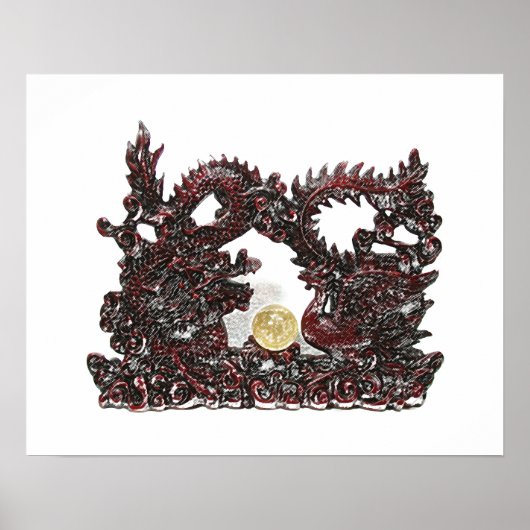 Feng Shui Dragon & Phoenix Poster (Vorne)