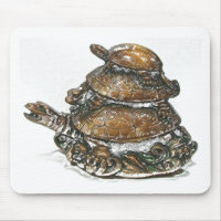Feng Shui dreifache Schildkröte - Gold