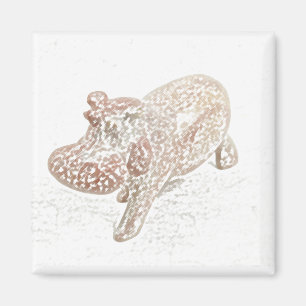 Feng Shui Flusspferd Magnet