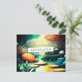 Feng Shui Gesetz der Attraktivität der Abundance A Postkarte (Stehend Vorderseite)
