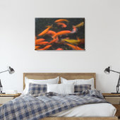 Feng Shui glauben, koi Fische bringen viel Glück. Leinwanddruck (Insitu (Schlafzimmer))