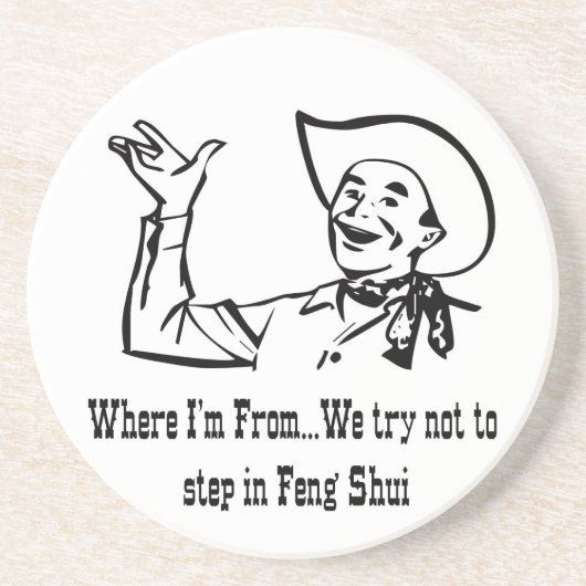 Feng Shui Humorvolle Untersetzer (Vorne)