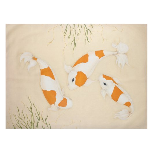 Feng Shui Koi Tischtücher Tischdecke (Vorderseite (Horizontal))