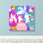 Feng Shui Leinwanddruck (Insitu (Holzboden))