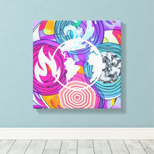 Feng Shui Leinwanddruck (Insitu (Holzboden))