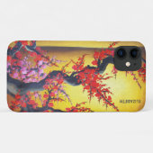 Feng Shui Pink Sakura Zweig und steigender Sonnenb Case-Mate iPhone Hülle (Rückseite (Horizontal))