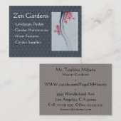 feng shui visitenkarte (Vorne/Hinten)