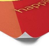 Feng Shui Wall Art - Red Four Viel Glück Symbols Poster (Ecke)