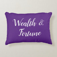 Feng Shui "Wealth & Fortune" Accent Pillow
