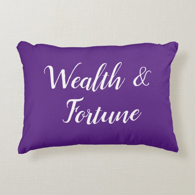 Feng Shui "Wealth & Fortune" Accent Pillow Dekokissen (Vorderseite)