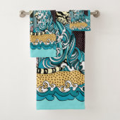 Feng Shui White Tiger Badhandtuch Set (Insitu)